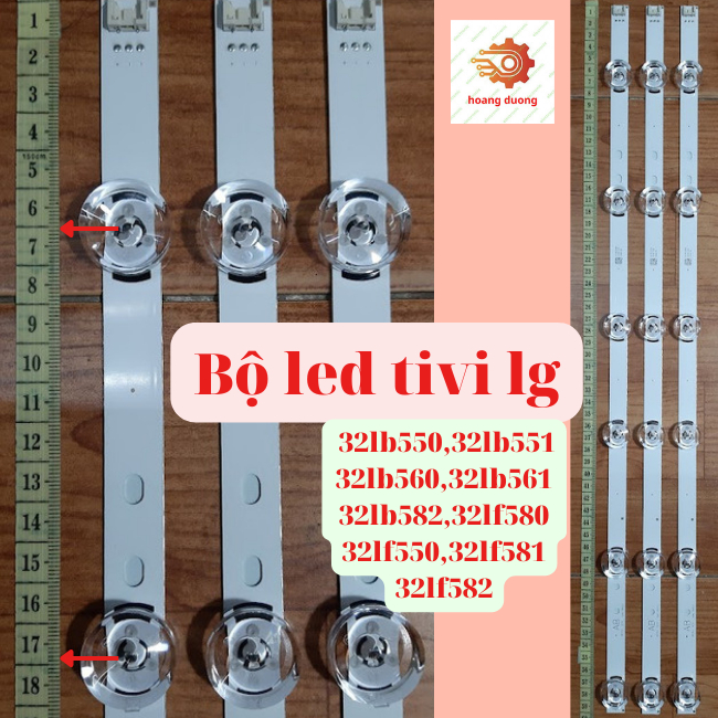 Thanh led tivi lg32lb551,32lb550,32lf550,32lb560,32lb561,32lb582,32lb580,32lf581,32lf582-dthoangduong.