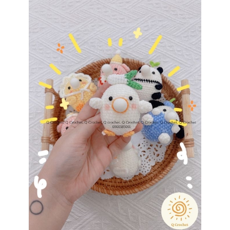 Thú bóp thổi bóng bằng len