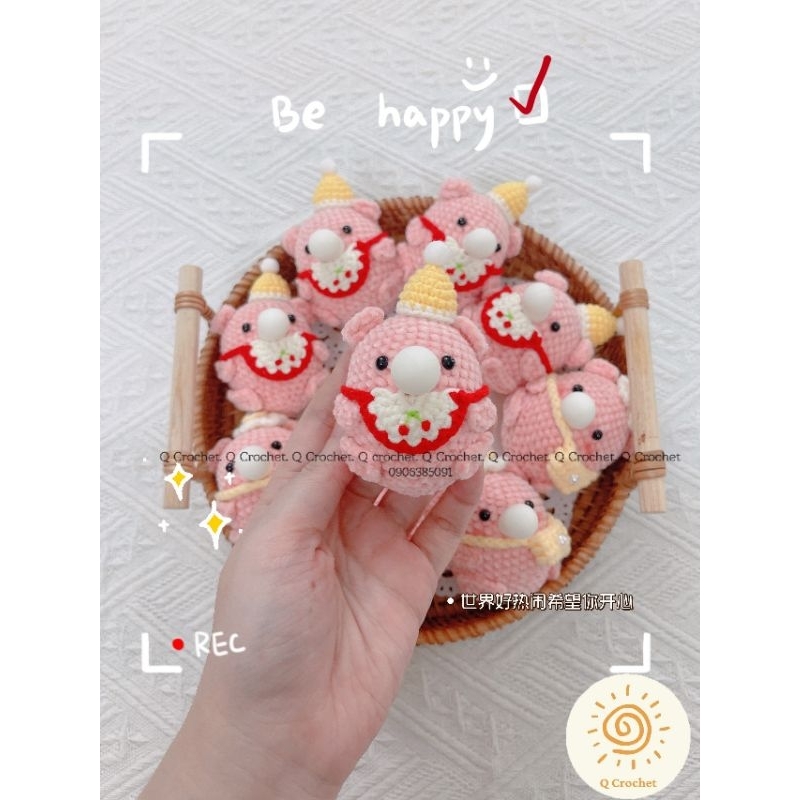 Thú bóp thổi bóng bằng len