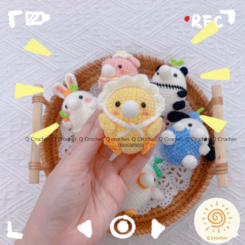 Thú bóp thổi bóng bằng len