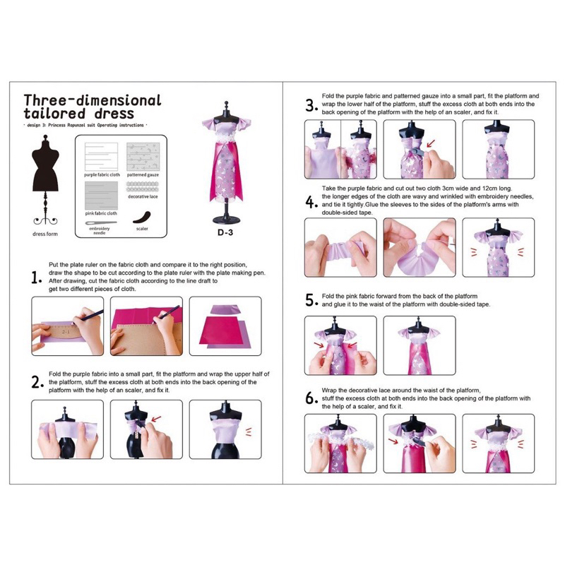 Đồ Chơi Thiết Kế Thời Trang Thủ Công Cho Bé