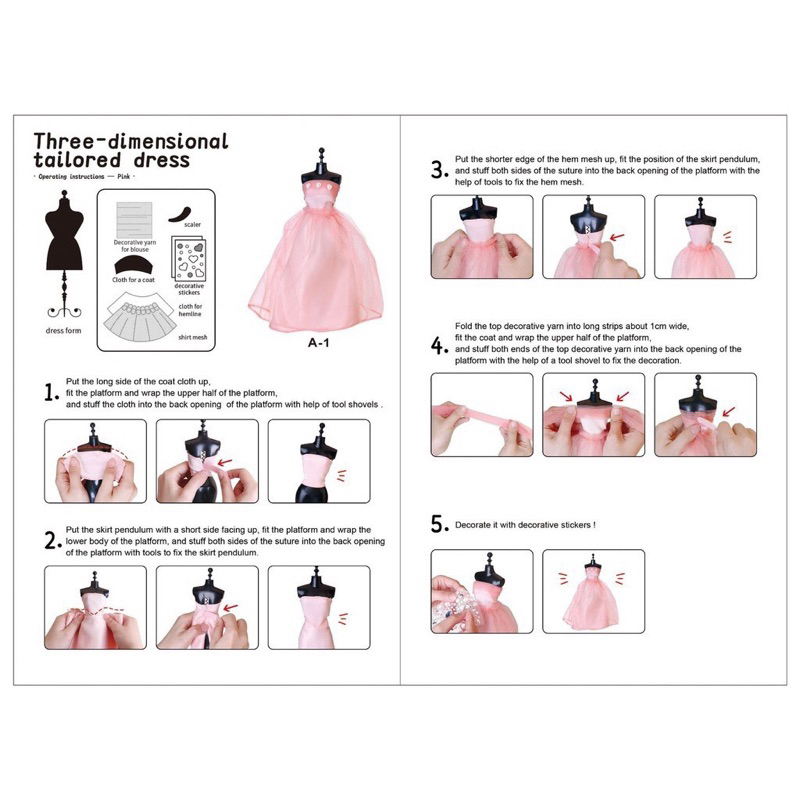 Đồ Chơi Thiết Kế Thời Trang Thủ Công Cho Bé