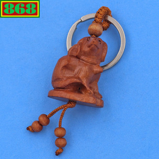 Móc chìa khóa 12 con giáp 3D - tuổi Tuất ( móc khóa chó )