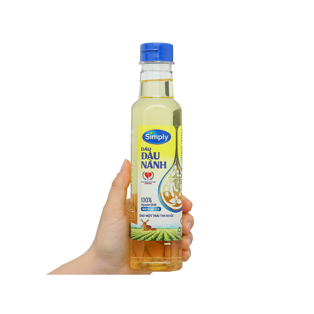Dầu đậu nành Simply 100% nguyên chất 400ml