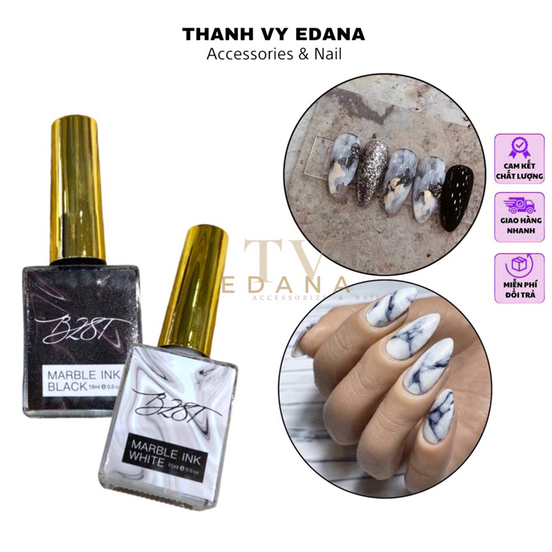 Loang cồn trắng đen B281, chai cồn loang vân đá [THANH VY EDANA]