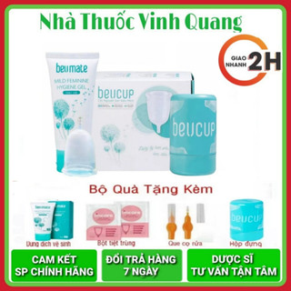 Cốc Nguyệt San Beucup, Cốc Nguyệt San Siêu Mềm, Silicol Y Tế Cao Cấp - Hàng Công Ty Chính Hãng Đạt Chuẩn FDA Hoa Kỳ