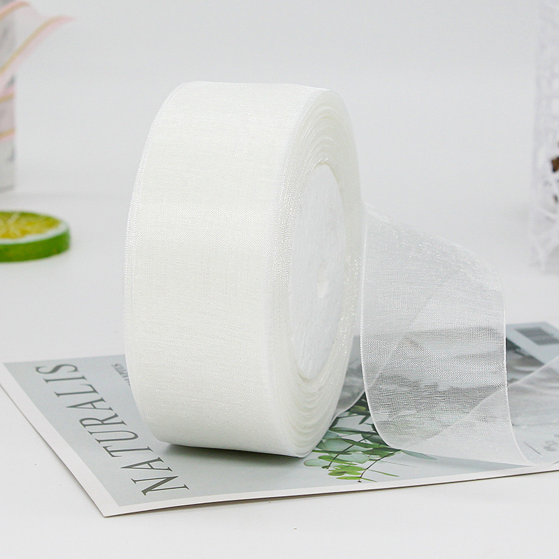 Ruy băng voan 4cm - cuộn 45 mét nhiều màu sắc