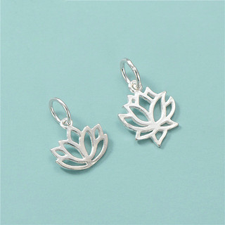 [S925] Charm bạc treo hoa sen - MH162 MOCHUONG JEWELRY