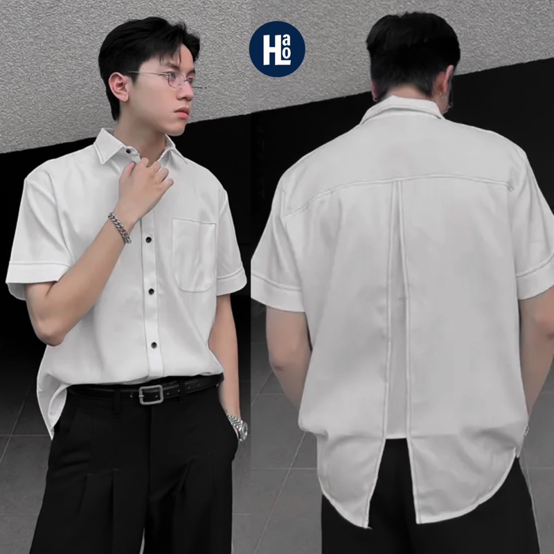 ÁO SƠ MI CHỈ NỔI XẺ LƯNG CÁNH KIẾN ĐỘC LẠ