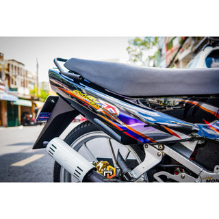 Tem rời satria xipo đen 120 cao cấp xe đen , tem 3 lớp bền màu