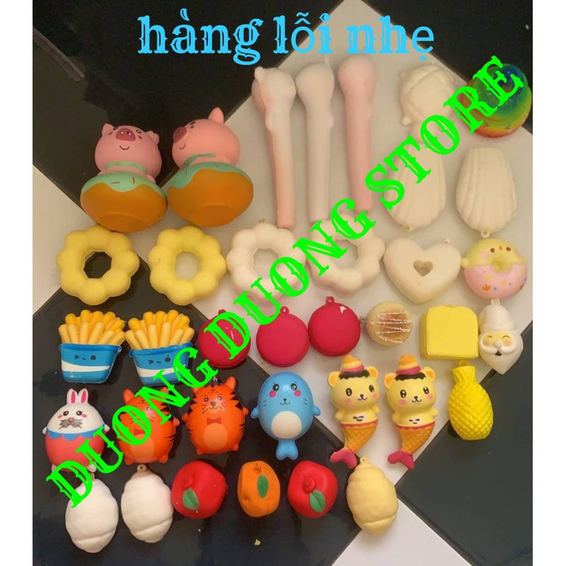 THANH LÝ SQUISHY MINI NHẬT LỖI