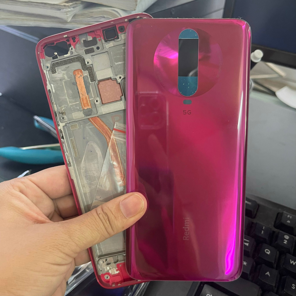 Bộ vỏ xiaomi Redmi K30 5G ZIN CÓ KÍNH CAM