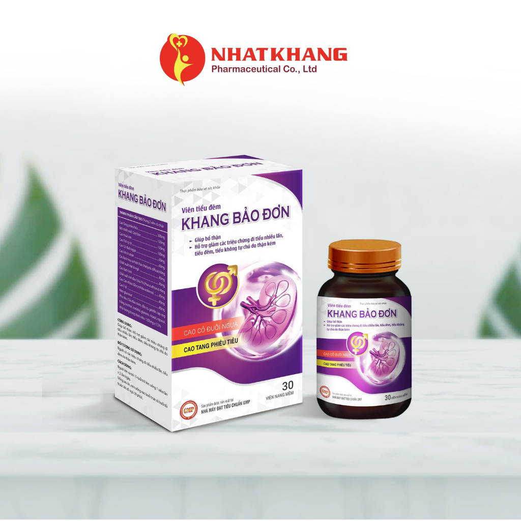 VIÊN TIỂU ĐÊM KHANG BẢO ĐƠN_Giúp bổ thận, hết tiểu đêm, tăng sức khỏe_30 viên/lọ