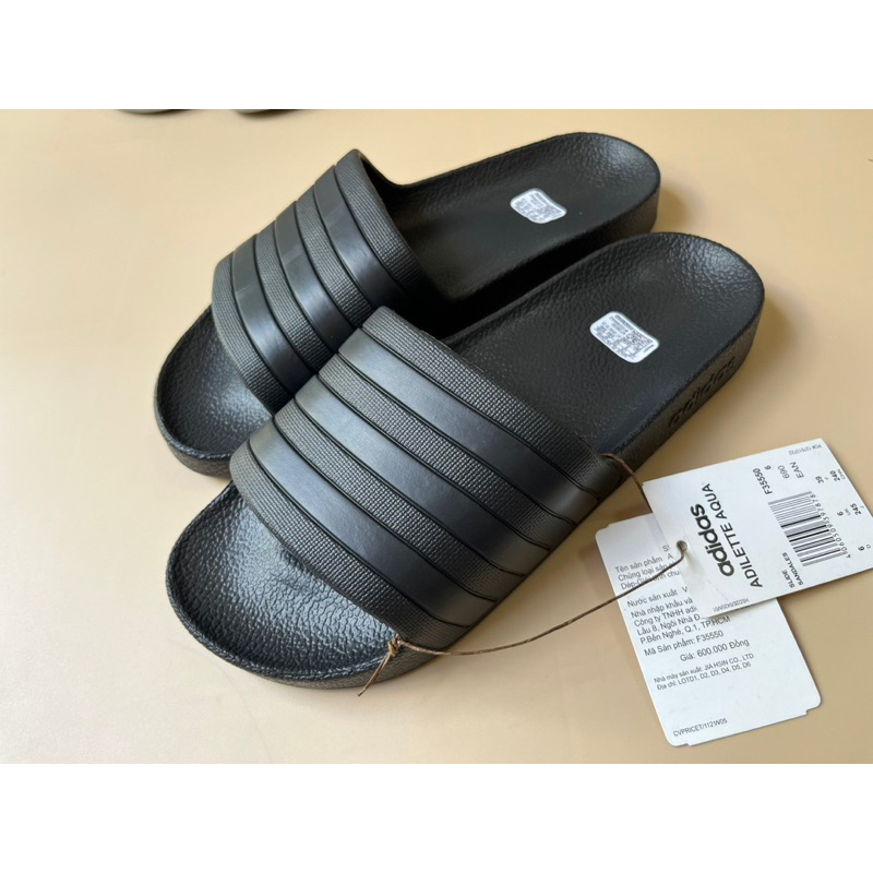 Dép Adidas chuẩn Auth, Hàng dư xịn, Full bịch tag móc