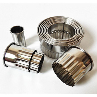 Khuôn bánh Pateso Inox Tròn 5-10cm