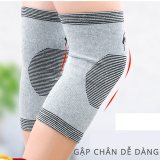 Miếng đệm đầu gối bằng than tre vào mùa thu đông có đệm bằng nhung để giữ ấm (TL19)