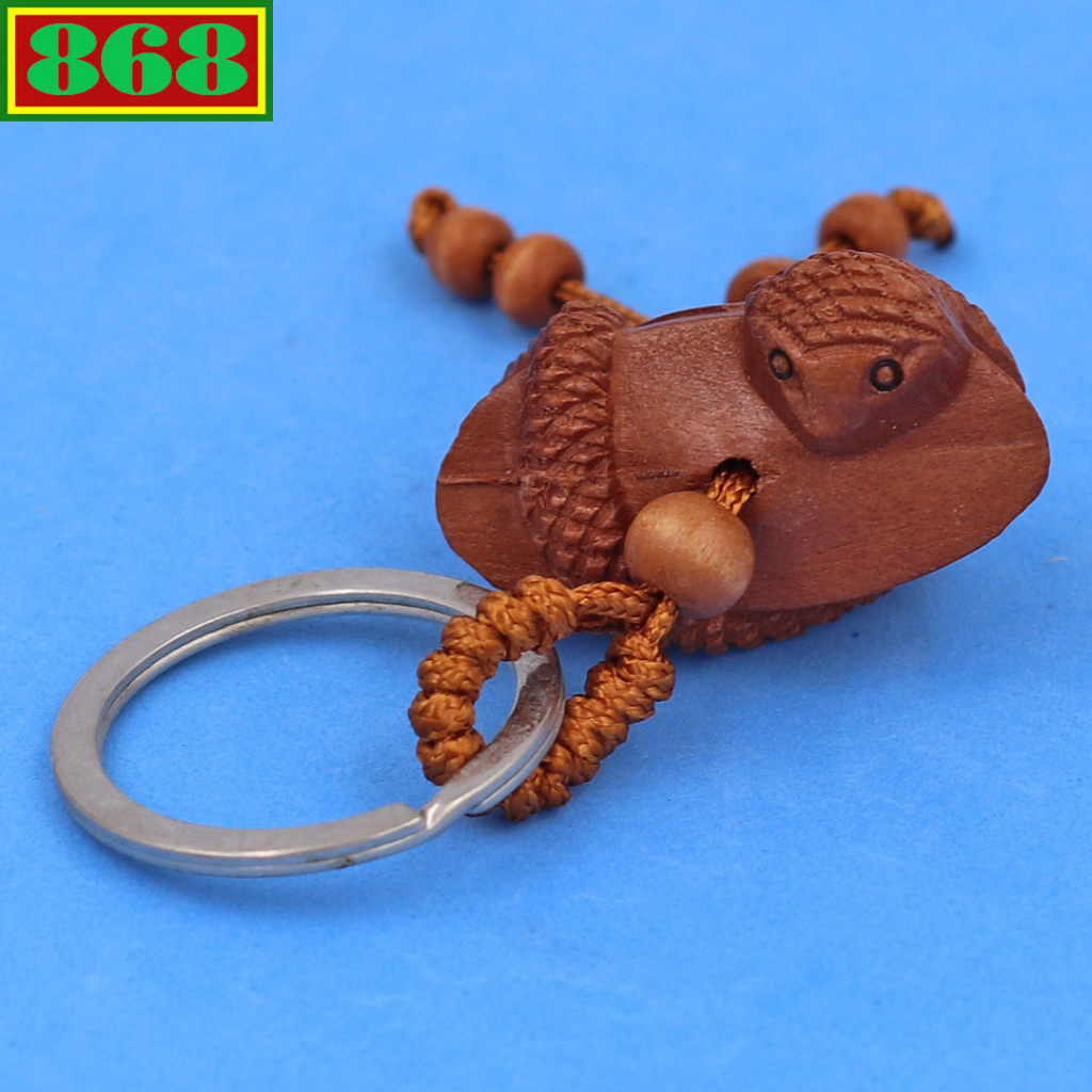 Móc chìa khóa 12 con giáp 3D - tuổi Tỵ ( móc khóa rắn )