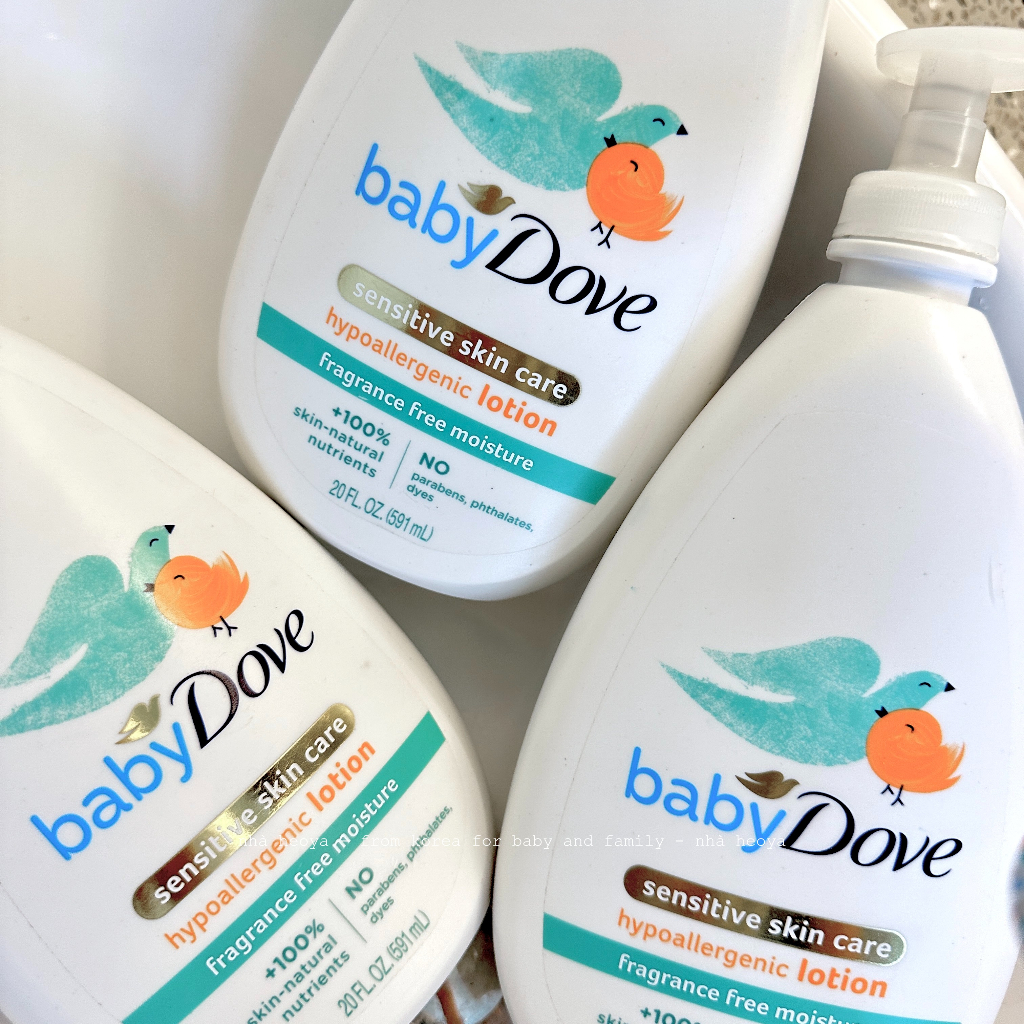 SỮA DƯỠNG THỂ BABY DOVE LOTION 591ML KHÔNG MÙI DÀNH CHO BÉ TỪ 0M+