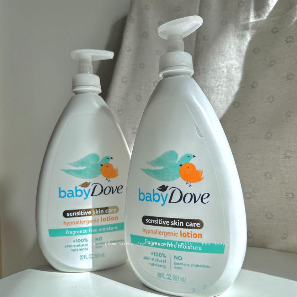 SỮA DƯỠNG THỂ BABY DOVE LOTION 591ML KHÔNG MÙI DÀNH CHO BÉ TỪ 0M+