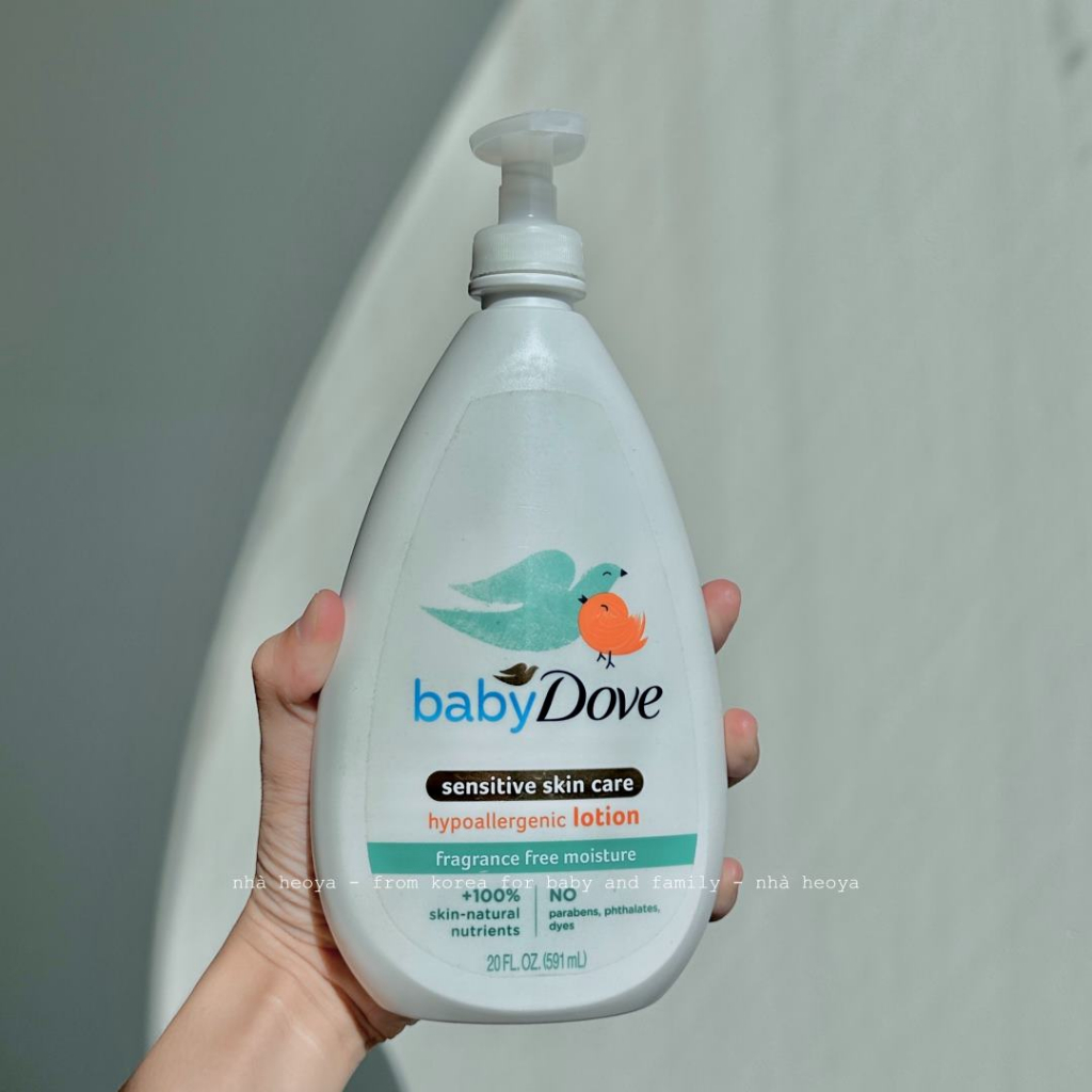SỮA DƯỠNG THỂ BABY DOVE LOTION 591ML KHÔNG MÙI DÀNH CHO BÉ TỪ 0M+