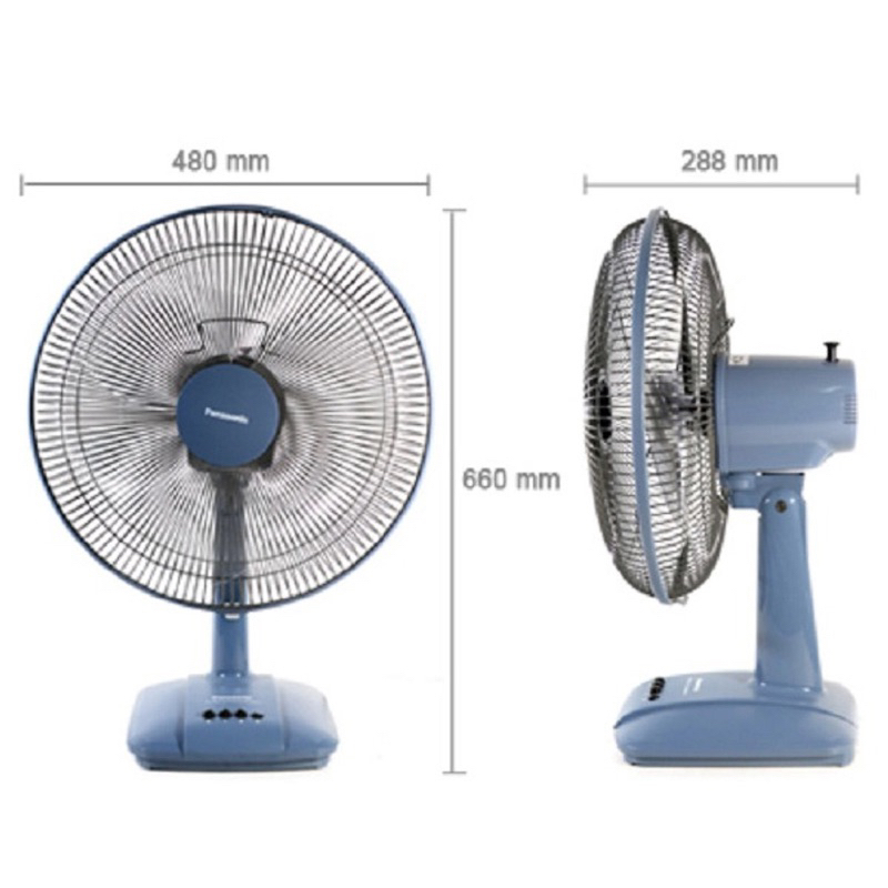 Quạt Bàn Panasonic Điện Cơ [Hàng chính hãng - bảo hành 12 tháng) - có ảnh thật sản phẩm