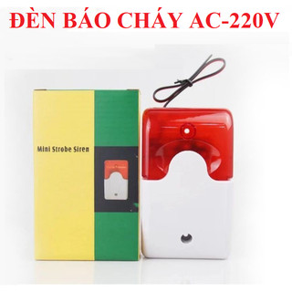 Đèn còi báo cháy 220V lắp cho báo cháy hộ liên gia chuong bao chay