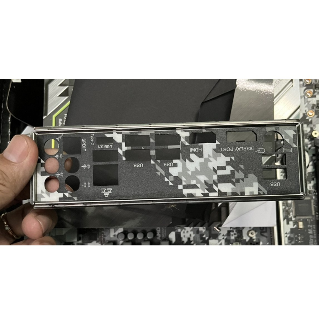 Chặn main ASROCK B450M Steel Legend. Miếng Fe ASROCK B450M Steel Legend hàng zin