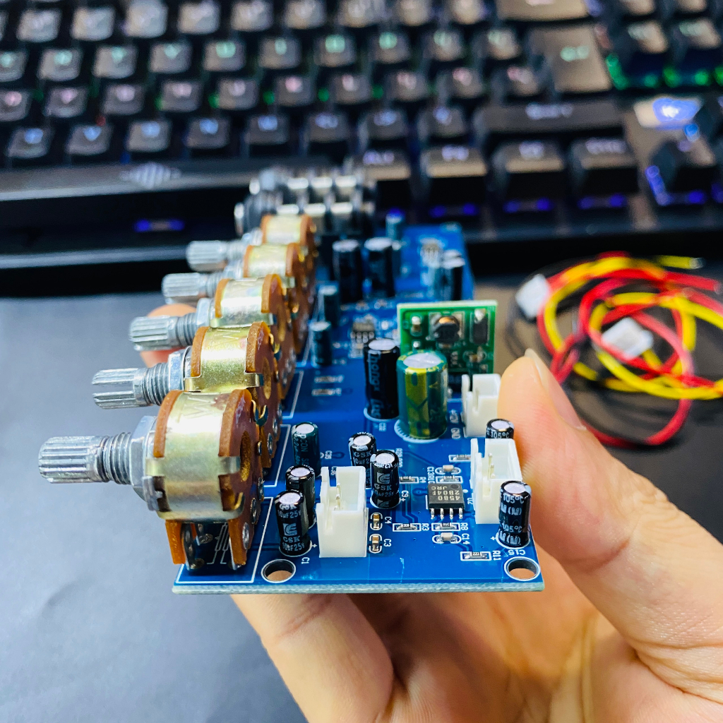 Mạch PT2399 Karaoke Reverb nguồn đơn 12V Bản cao cấp