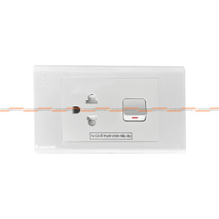 [CHÍNH HÃNG] Mặt ổ cắm + công tắc LiOA (âm tường + lắp nổi)