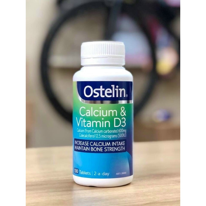 CANXI & vitamin D Ostelin Úc cho bà bầu (130 viên)