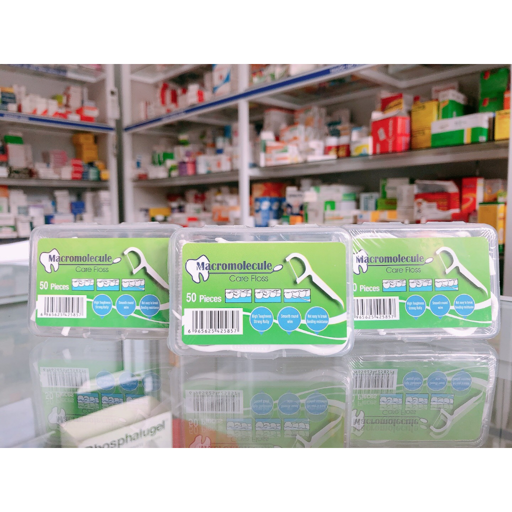 Chỉ nha khoa ATETA hộp 50 chiếc tăm chỉ nha khoa vệ sinh răng miệng