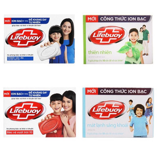  Bánh Xà Phòng  Xà Phòng Tắm Lifebuoy bảo vệ vượt trội 90g 