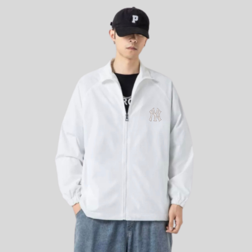 Áo khoác MLB NY , áo khoác gió nam nữ chất dù 2 lớp cao cấp xịn xò M94 form chuẩn i hình siêu xinh Latizia.vn