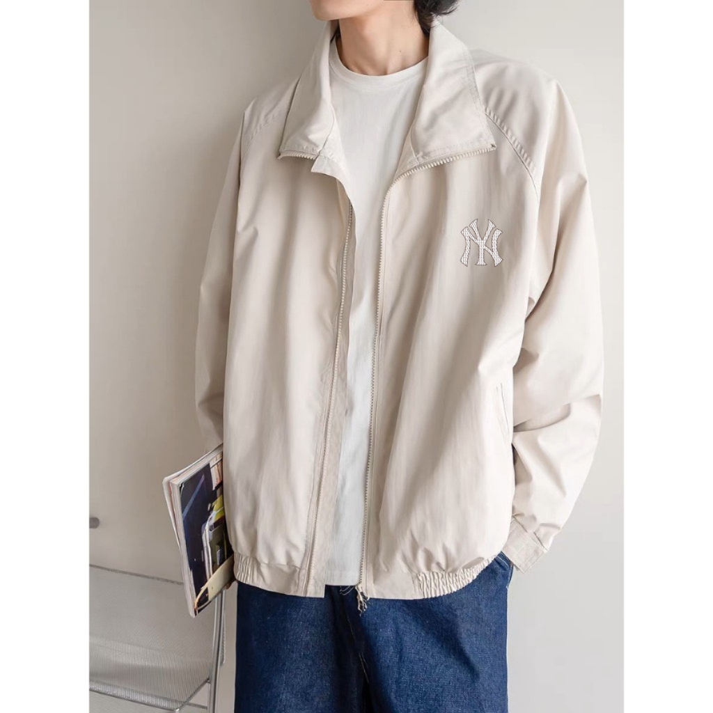 Áo khoác MLB NY , áo khoác gió nam nữ chất dù 2 lớp cao cấp xịn xò M94 form chuẩn i hình siêu xinh Latizia.vn