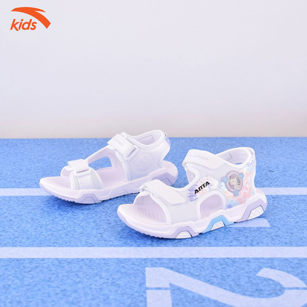 Sandals Thể Thao Bé Gái Anta Kids Siêu Nhẹ, Quai Dán Tiện Lợi, Mặt Lưới Thoáng Khí W322329971