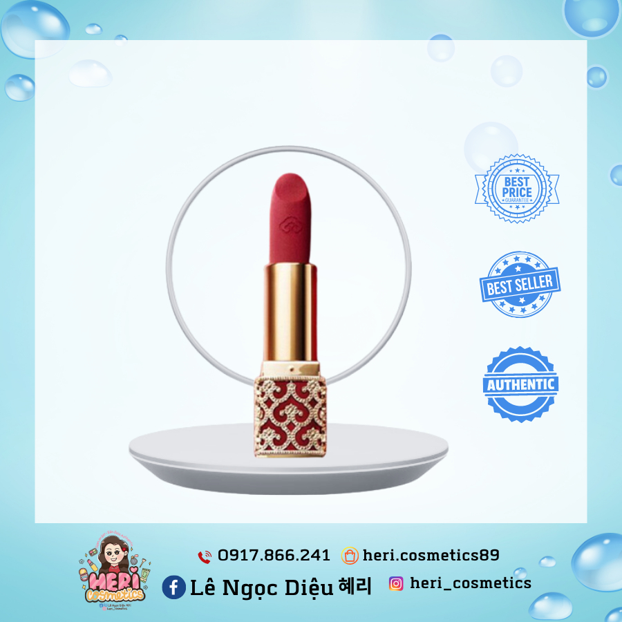 [Hàng Sẵn - Bill Hàn]?on ?ì ?hoo ?elvet ?ip ?ouge Màu 45 Mini