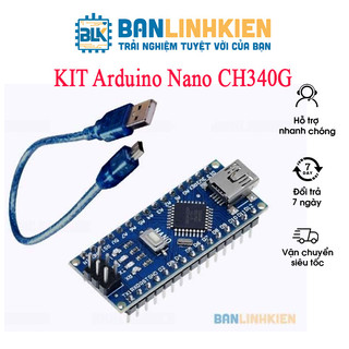 Kit Arduino Nano 3.0 328 Mini FT232/CH340 có kèm cáp USB Bảo hành 6 tháng