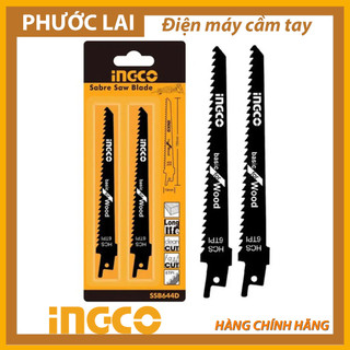 Bộ lưỡi cưa kiếm 2 cây chính hãng ingco ssb644d