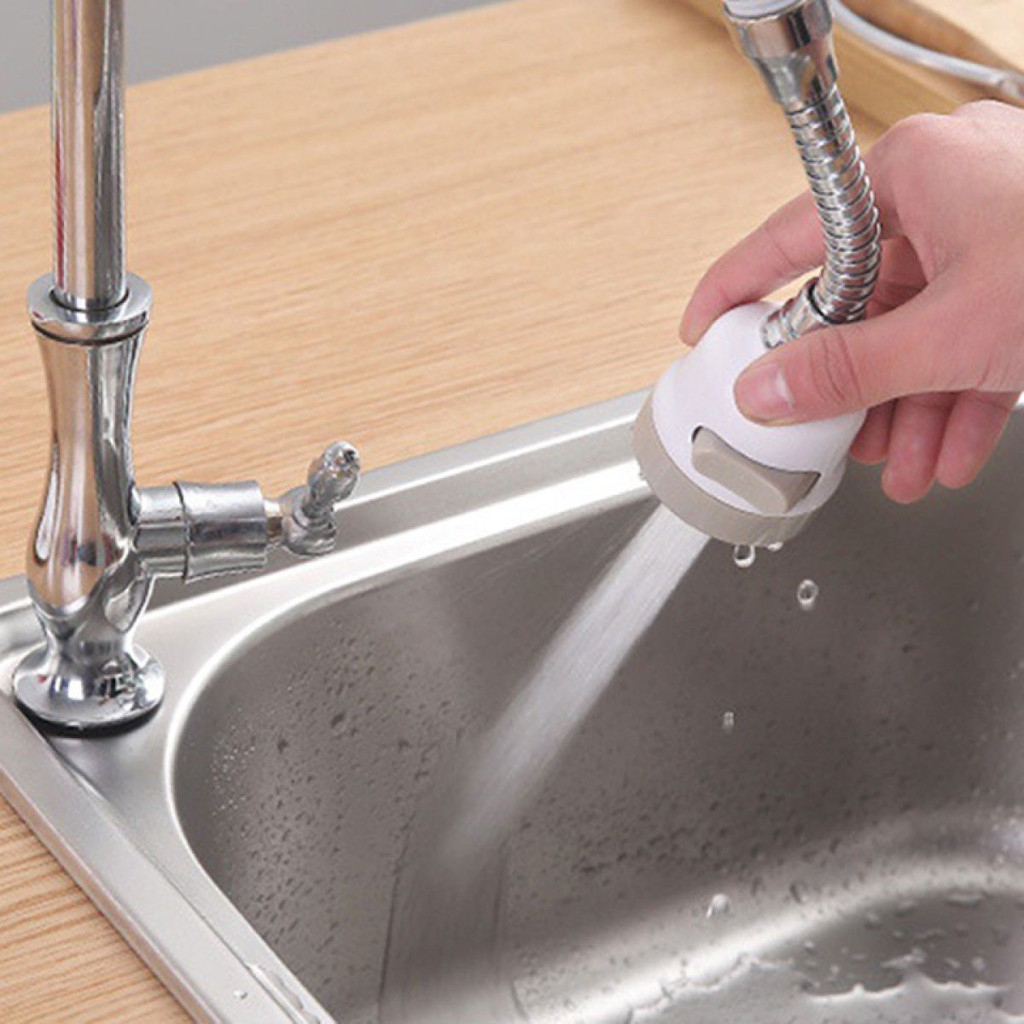 Đầu vòi tăng áp bồn rửa xoay 360 độ - 5cm 13cm