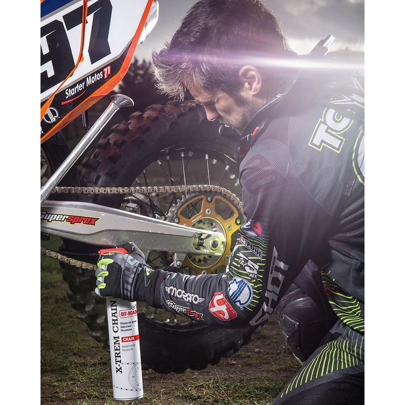 Chai xịt dưỡng sên, xích địa hình chống nước và chống bám đất cát Ipone X-trem Chain Off-Road