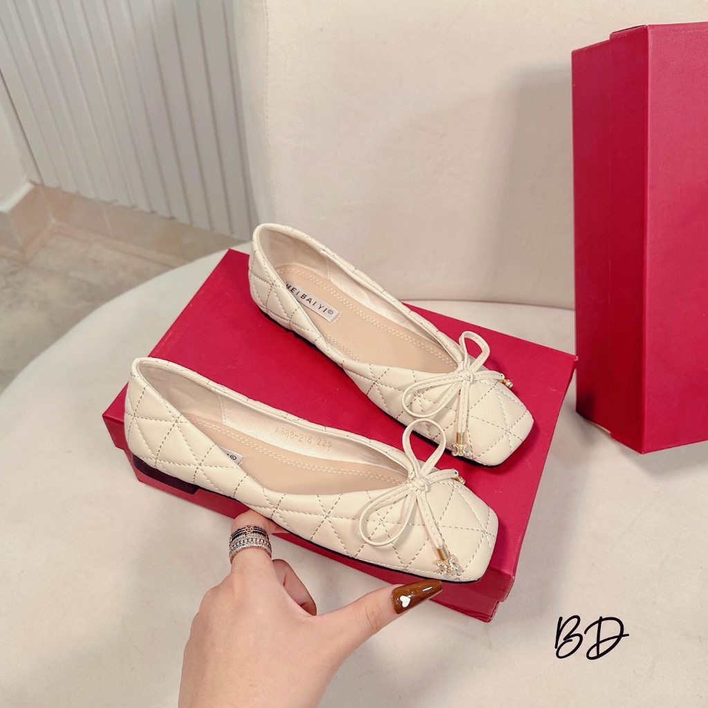 Balance Bệt Nơ Trắng