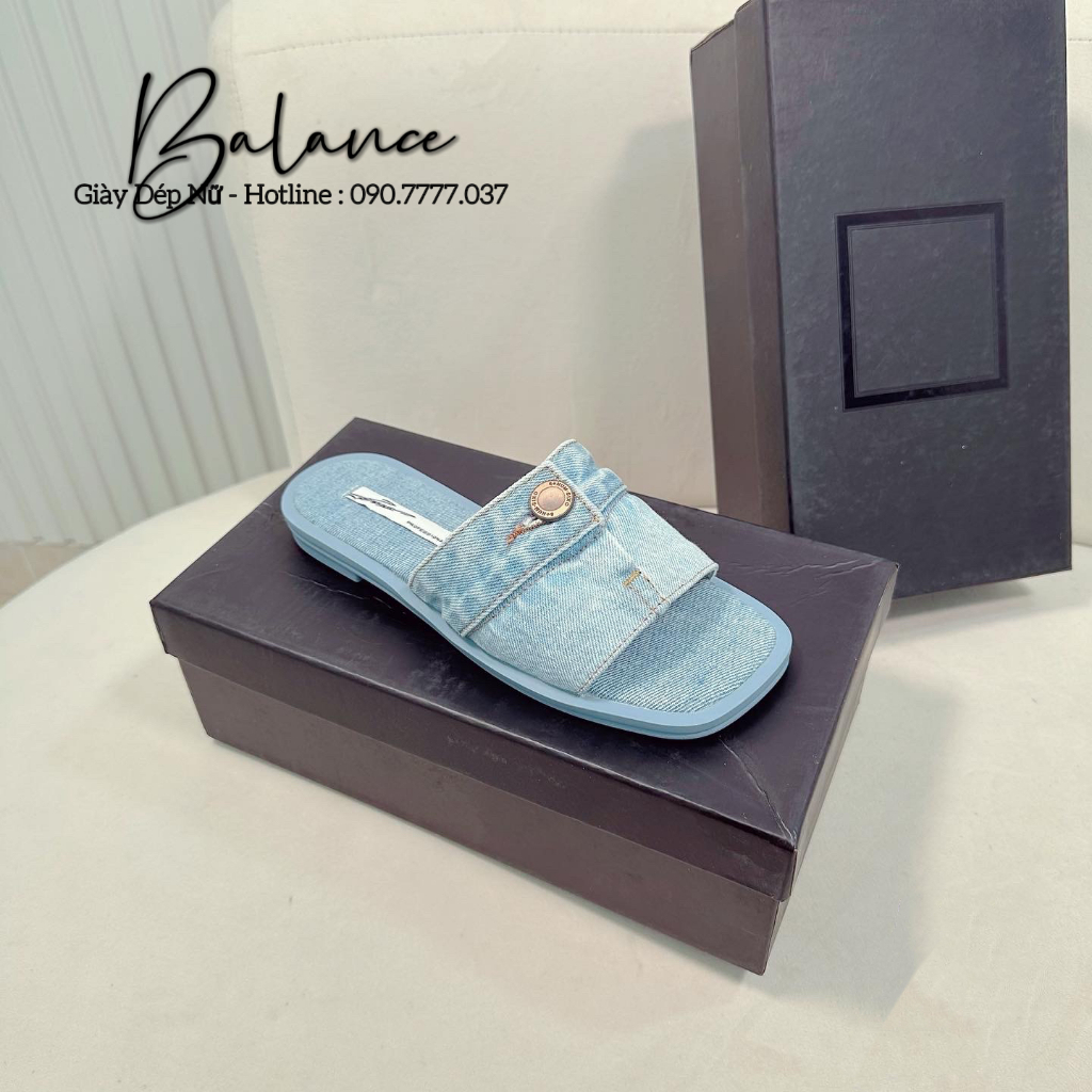 Balance Dép Xanh Jean