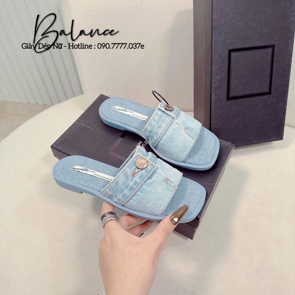 Balance Dép Xanh Jean