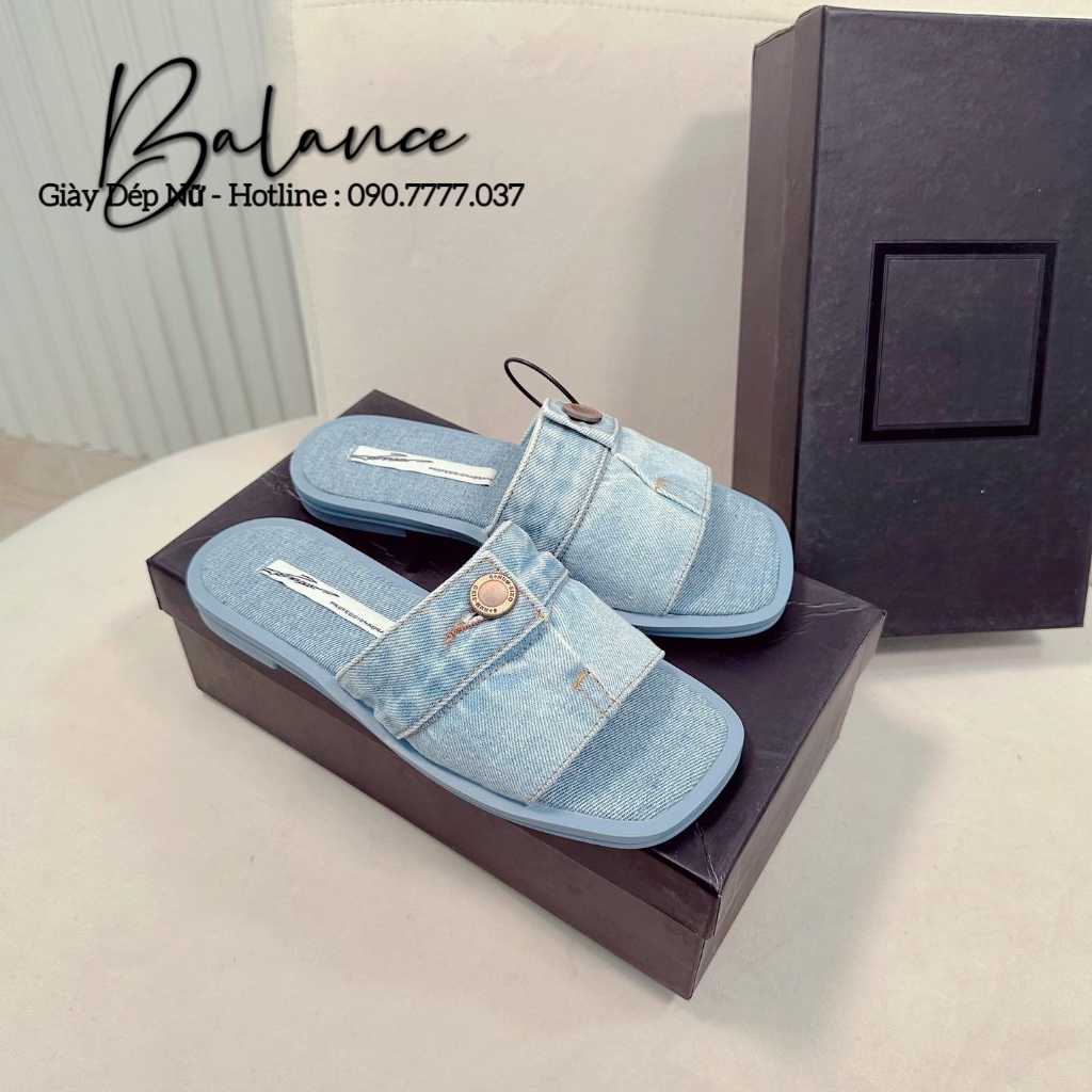 Balance Dép Xanh Jean