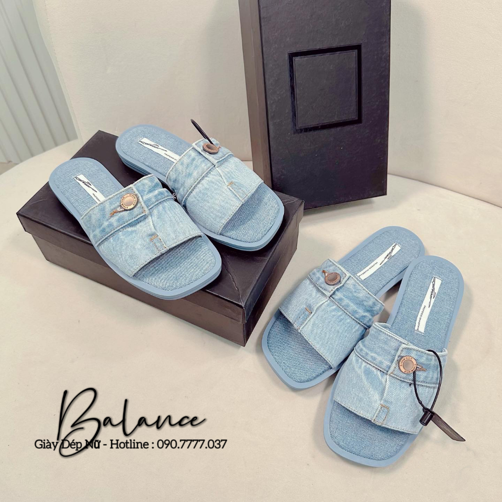Balance Dép Xanh Jean