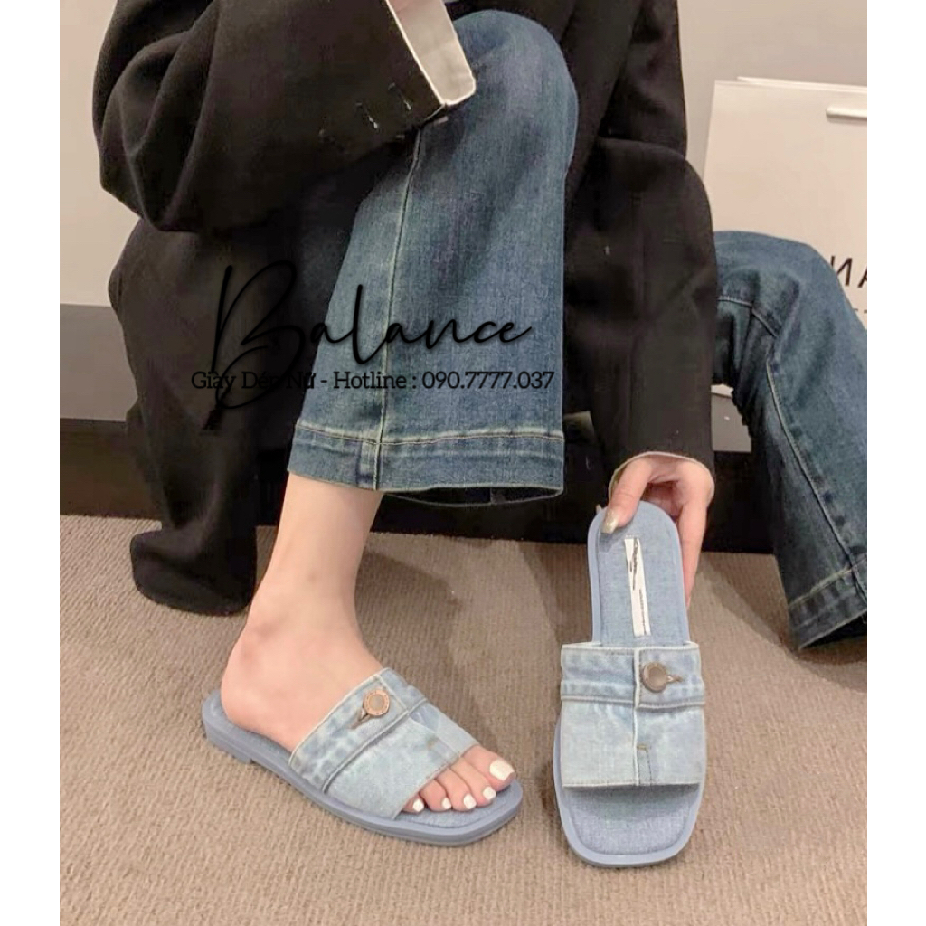Balance Dép Xanh Jean