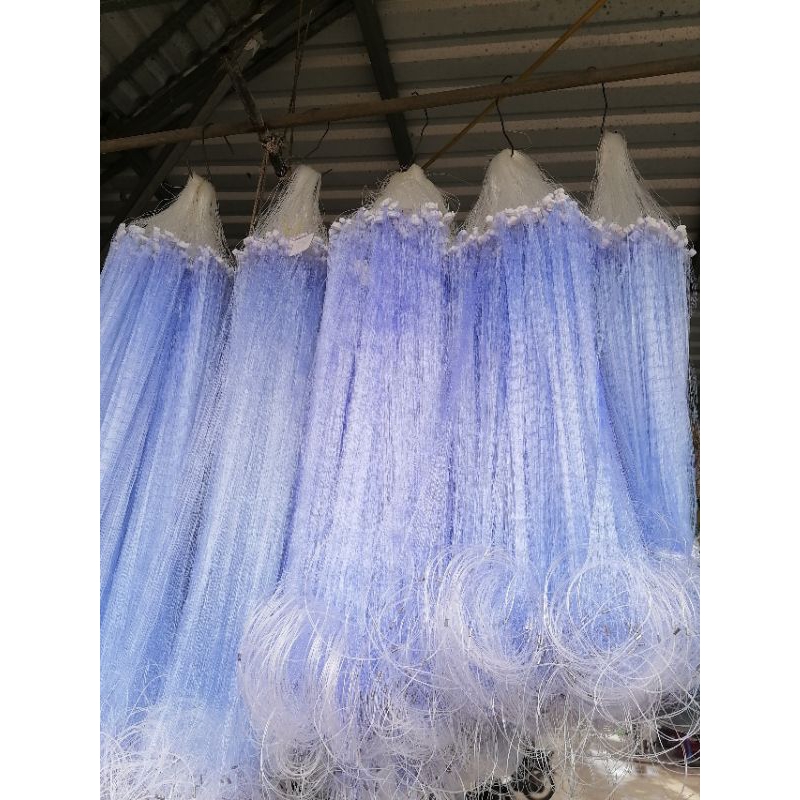 Lưới bắt cá, Chiều cao từ 45cm đến 90cm, Dài Khoảng 50 Mét Lưới .