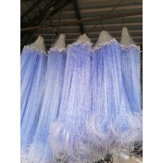 Lưới bắt cá, chiều cao từ 45cm đến 90cm, dài khoảng 50 mét lưới .