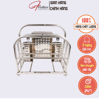 Kệ để đồ nhà bếp inox, giá cài dao thớt inox - flatize