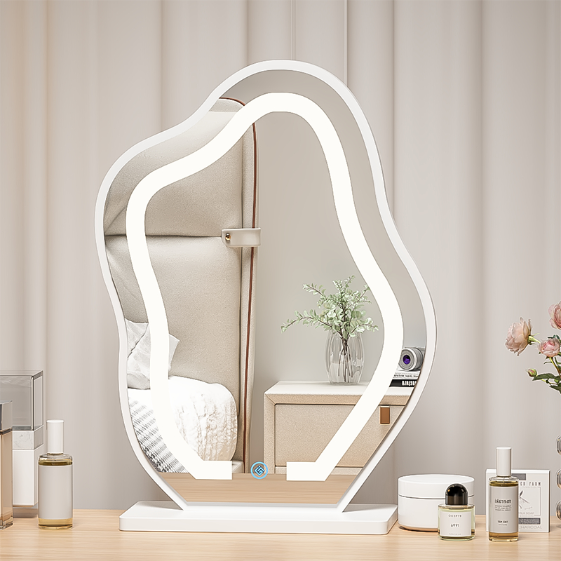 Gương cảm ứng led để bàn trang điểm hình đám mây - GP294